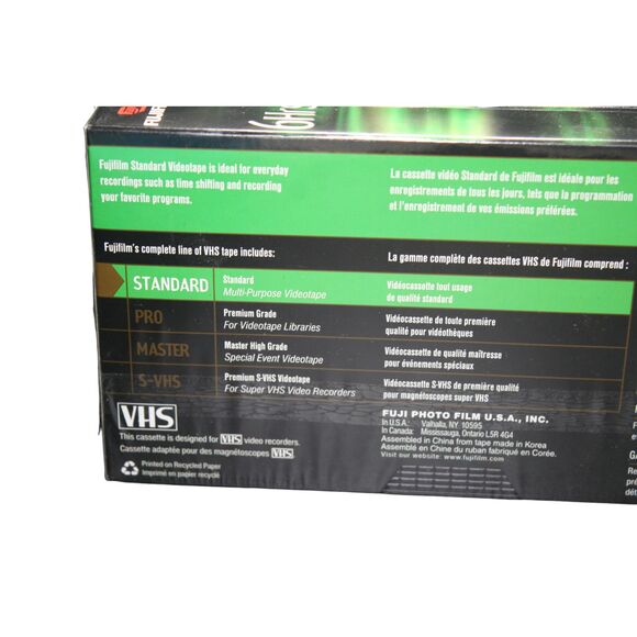 Lot Of 3 Fuji Film VHS Blank Video Tapes 6 hours HQ 120 High Quality - Picture 10 of 10